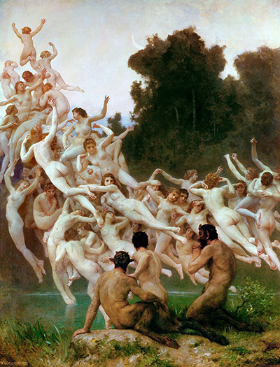 The Oreads William-Adolphe Bouguereau